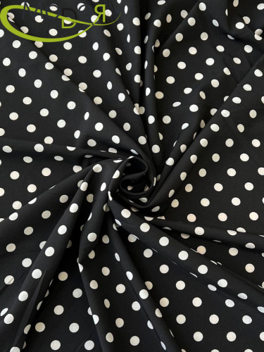 Супер софт черный/бел.горошек