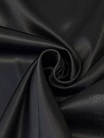 Атлас стрейч "Бал" черный 230г/м2
