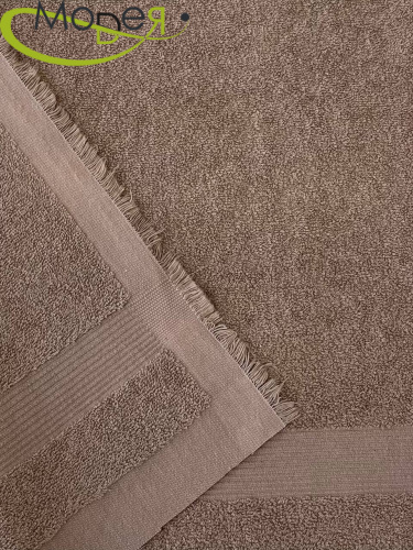 Махровое полотенце 50х90см капучино фото 3