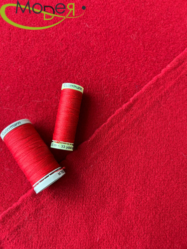 Пальтовая темно-красный фото 2