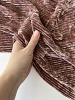 Трикотаж плиссе "Пыльная роза"