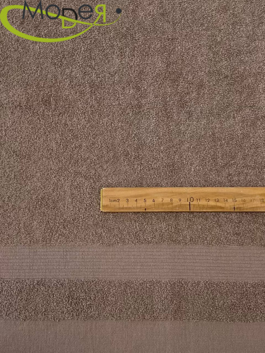 Махровое полотенце 50х90см капучино фото 4