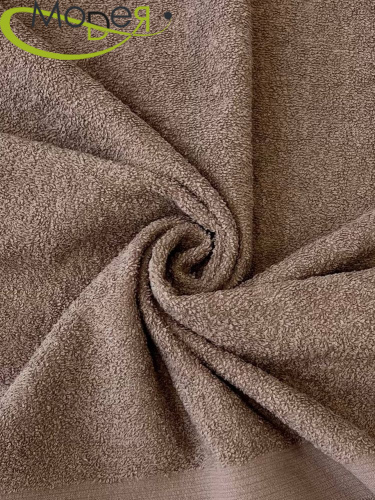 Махровое полотенце 50х90см капучино